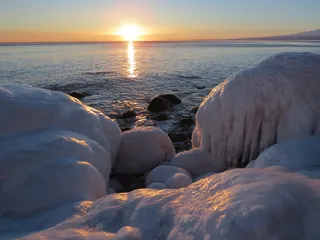 海洋，海滩，海景，海岸，海，冲浪，岩石，海​​岸