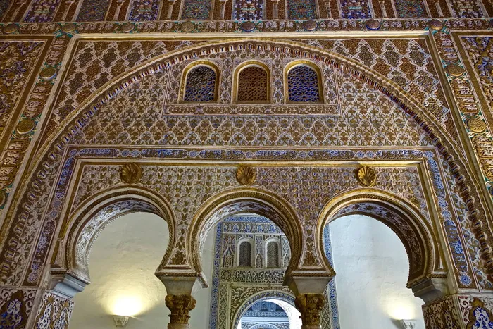 拱门，大教堂，装饰，设计，阿拉伯语，复杂，寺庙，建筑