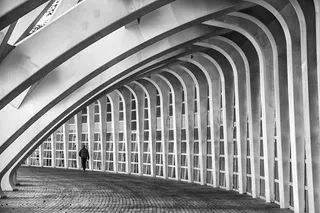 cac，科学城，卡拉特拉瓦，巴伦西亚，黑白，西班牙，纪念碑，建筑