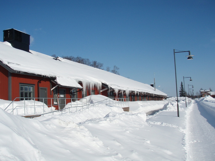 冬季、雪、冷、霜、屋顶、冰柱、建筑、低温