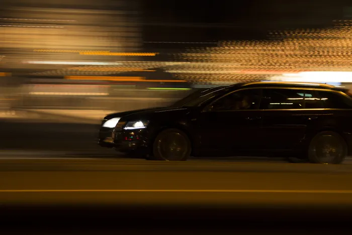 模糊，夜晚，灯光，道路，汽车，欧宝，夜晚，灯光，奥迪