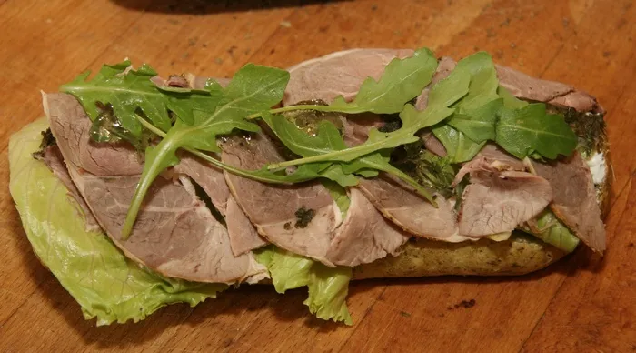 三明治、羊腿、羊羔肉、味道、食物、沙拉、餐饮、点心