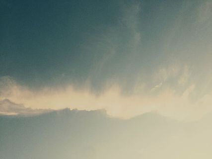 白云，白云，白云，白天，蓝色，天空，大自然，大自然中的美