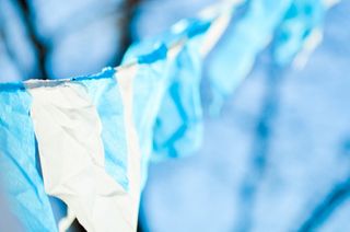 banderin，homeland，celeste，white，blue，洗衣房，无人，环境