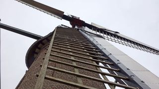 灯芯，磨坊，风车，木制灯芯，磨坊叶片，荷兰磨坊，历史磨坊，风能