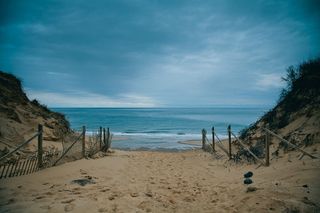 在美国，巴恩斯泰布尔县，水，自然，海景，宁静，海滩，佳能5d马克ii
