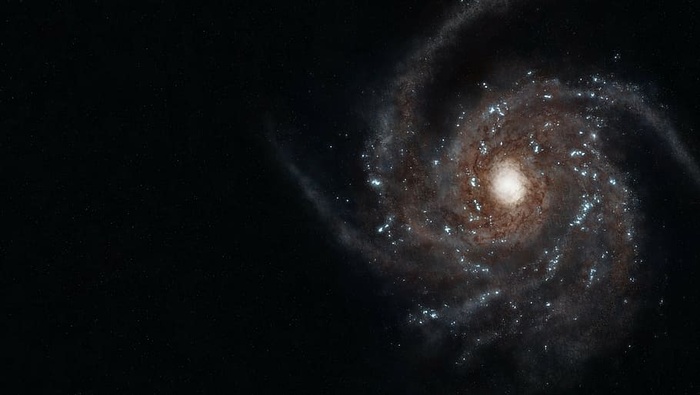 满月插图，银河系，太空，宇宙，银河系，宇宙，天体摄影，天文学