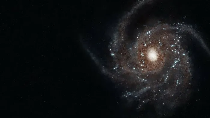 满月插图，银河系，太空，宇宙，银河系，宇宙，天体摄影，天文学