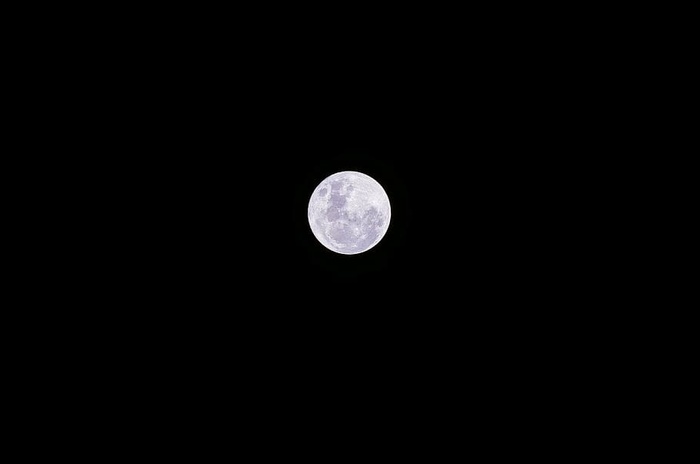 满月，夜晚，自然，天空，夜晚，变焦，长焦
