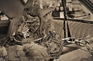 狼人，狼人，铁链，怪物，生物，铁链，幻想，万圣节