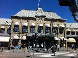 瑞典哥德堡，车站，瑞典哥德堡，建筑外观，建筑，建筑结构，步行