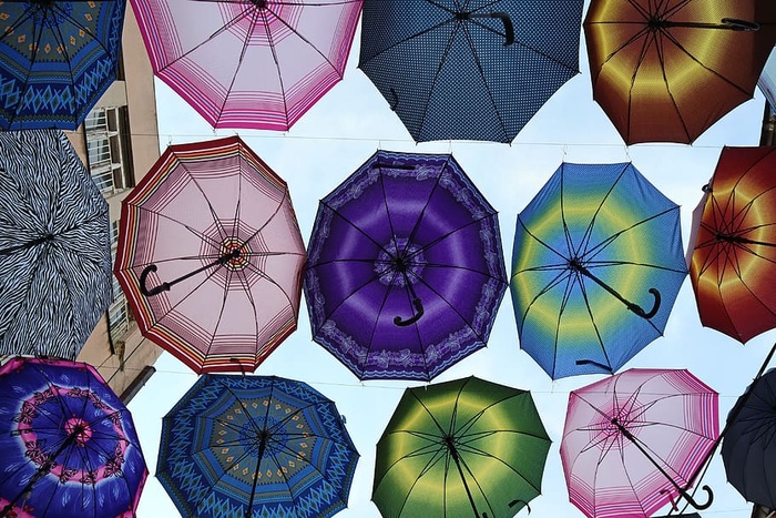 雨伞、夏天、娱乐、马其顿、图案、无人、艺术与工艺、创意