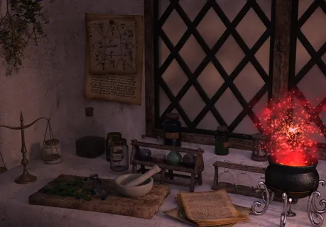 蜡烛，灯，房间，里面，家具，没有人，桌子，旧的