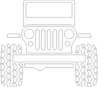 吉普车，电线，框架，插图，剪贴画，白色，设计，符号