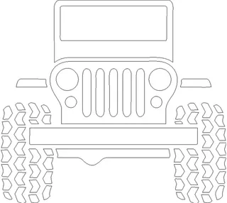 吉普车，电线，框架，插图，剪贴画，白色，设计，符号