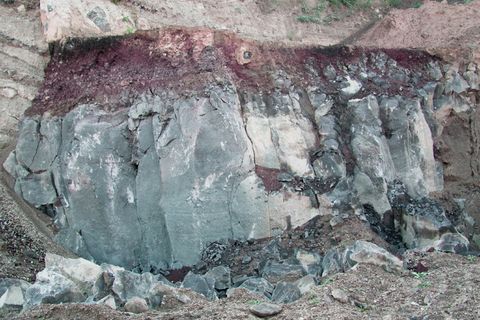 采石场, 玄武岩, 火山, niedermendig, 铺设, 岩石, 岩石-对象, 固体