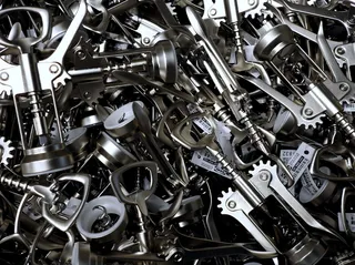 开瓶器，开瓶器，葡萄酒开瓶器，金属开瓶器，厨房，金属，大型物品，背景