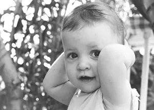 孩子，看，家庭，女孩，肖像，孩子，脸，童年