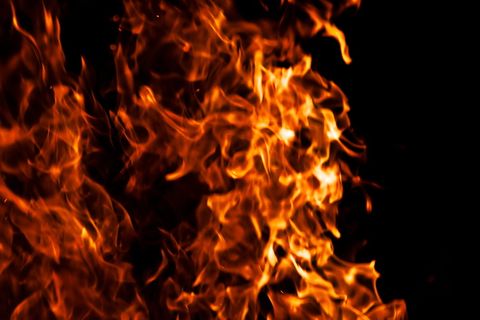 背景，美丽，火焰，炽热，篝火，燃烧，营火，特写