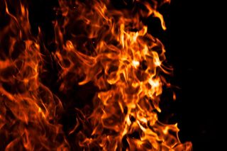 背景，美丽，火焰，炽热，篝火，燃烧，营火，特写