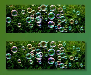 肥皂泡，五颜六色，飞翔，制造肥皂泡，镜像，肥皂水，球，泡泡