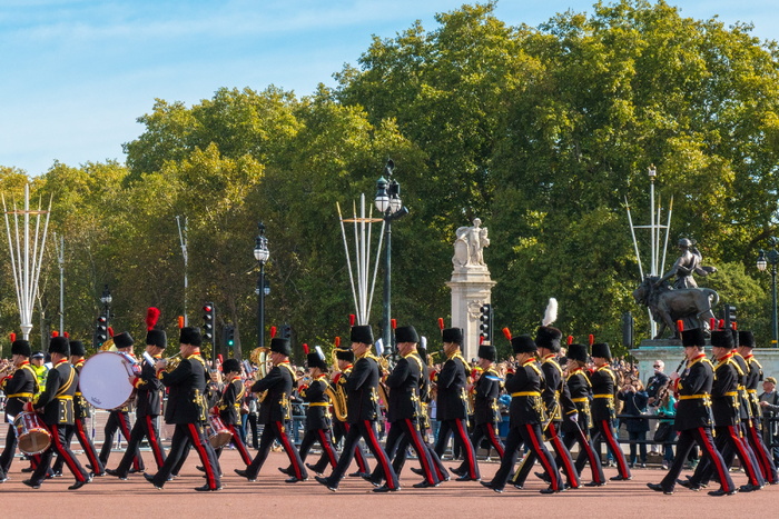 英格兰、伦敦、英国脱欧、三月、换岗、皇家、首都、制服