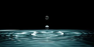 清洁剂、湿润、珍珠、纯度、液体、雨水、自然、波纹