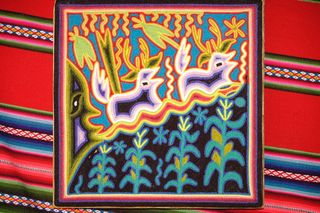 彩色，墨西哥，手工艺品，墨西哥，明亮，多色，图案，建筑