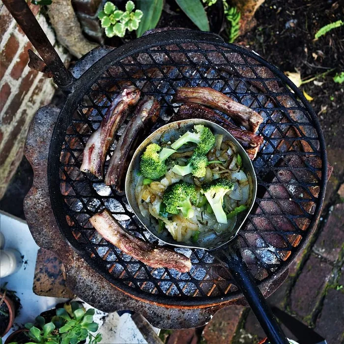 南非、开普敦、肯尼尔沃思、布雷、asado、芭比、烤肉、厨师