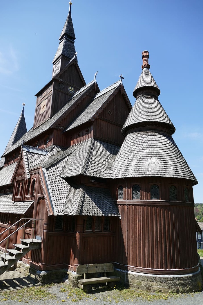 壁教堂、塔楼、屋顶、goslar hahnenklee、古老、历史保护、历史、美丽