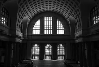 建筑, 在, 里面, 拱顶, 纹理, 客厅, 黑暗, 老