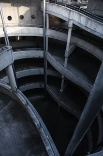 灰色混凝土建筑俯视图 灰色混凝土建筑俯视图