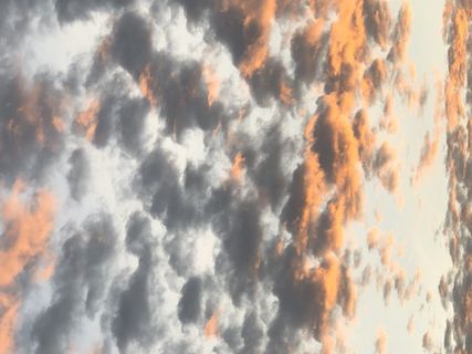 云-天空，天空，自然之美，橙色，宁静，日落，低角度观看，风景-自然