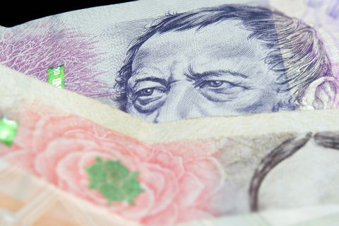 货币，捷克，纸币，皇冠，货币，*，捷克，经济