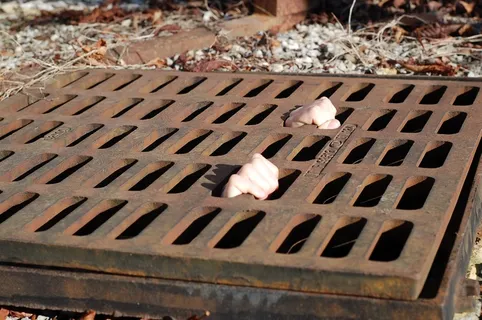 囚犯，幽默，频道，自然，无人，高角度视角，天，金属