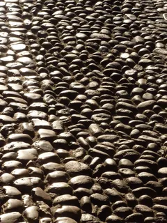 patch，abendstimmung，cobblestone，bummerl，猫头石膏，浮雕，away，road