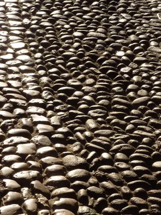 patch，abendstimmung，cobblestone，bummerl，猫头石膏，浮雕，away，road