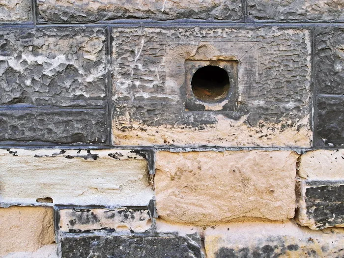 砖、墙、洞、走道、小径、石板、照片、摄影