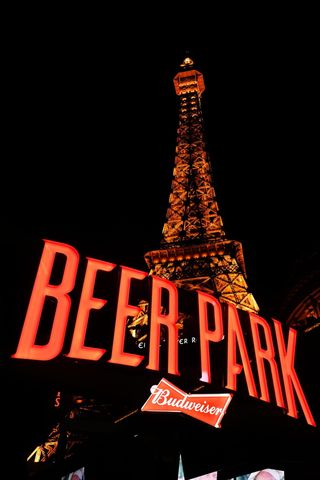 拉斯维加斯，巴黎，埃菲尔铁塔，夜晚，地标，酒店，城市，铁塔