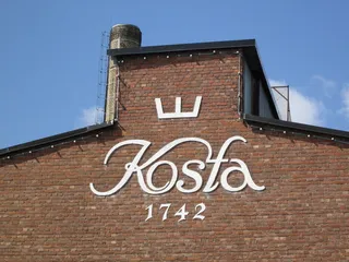 kosta，玻璃，瑞典，玻璃器皿，斯堪的纳维亚，玻璃制品，砖，砖墙