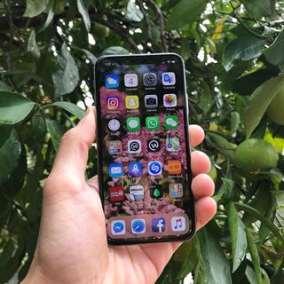 苹果、iphone、iphone x、应用程序、手机、主屏幕、人手