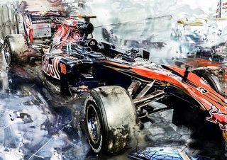 f1、一级方程式、跑车、速度、速度、红牛、交通方式、交通工具