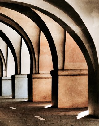 历史、城市、街道、拱廊、房屋、建筑、古城、建筑柱