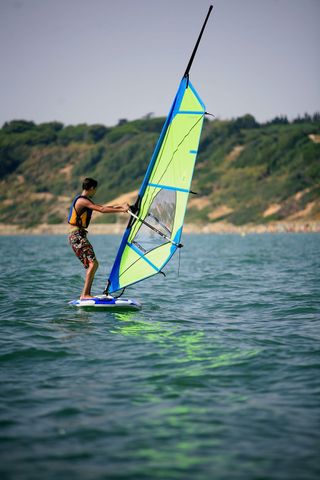 冲浪、学徒、西班牙、水、海滨、真人、海洋、休闲活动