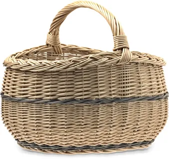 购物车，篮子柳条，篮子，柳条，装饰，传统，春天，编织