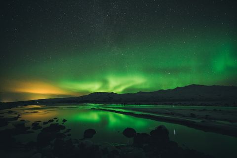 身体,水,山,自然,风景,黑暗,夜晚,北极光 身体,水,山,自然,风景,黑暗,夜晚,北极光