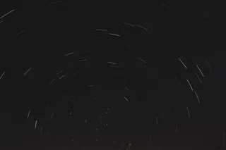 极星，光迹，长曝光，天体摄影，星空，星光，极地，北极星