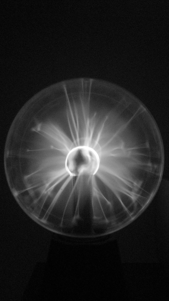 光，特斯拉线圈，阴影，黑色背景，照明，工作室拍摄，聚光灯，没有人