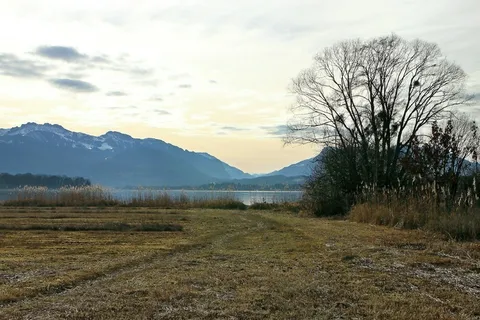 基姆高,阿尔卑斯山麓,景观,视野,远景,远景,概述 基姆高,阿尔卑斯山麓,景观,视野,远景,远景,概述