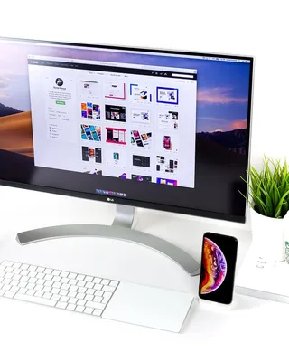 打开LG平板电脑显示器